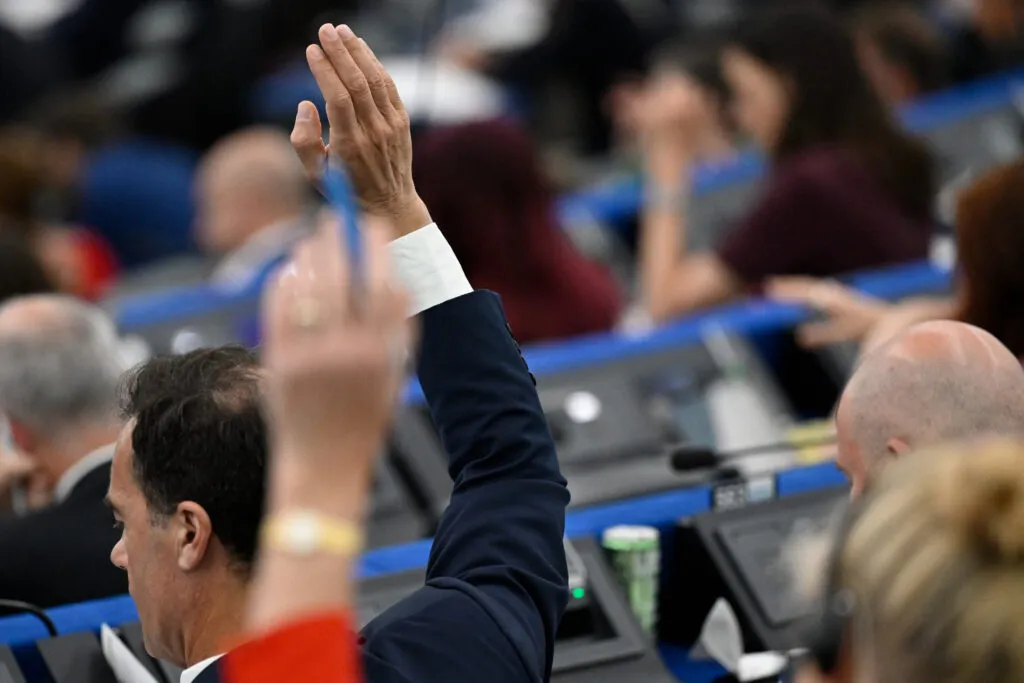 Parliamentary session in Strasbourg