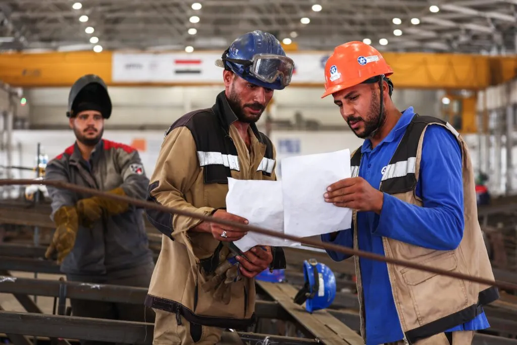 Production of containment shell elements at El Dabaa
