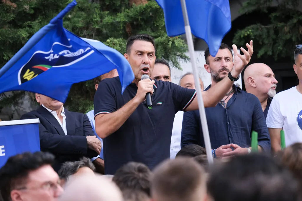 A rising nationalist challenger is pulling Italy’s Meloni back to hard-right politics
