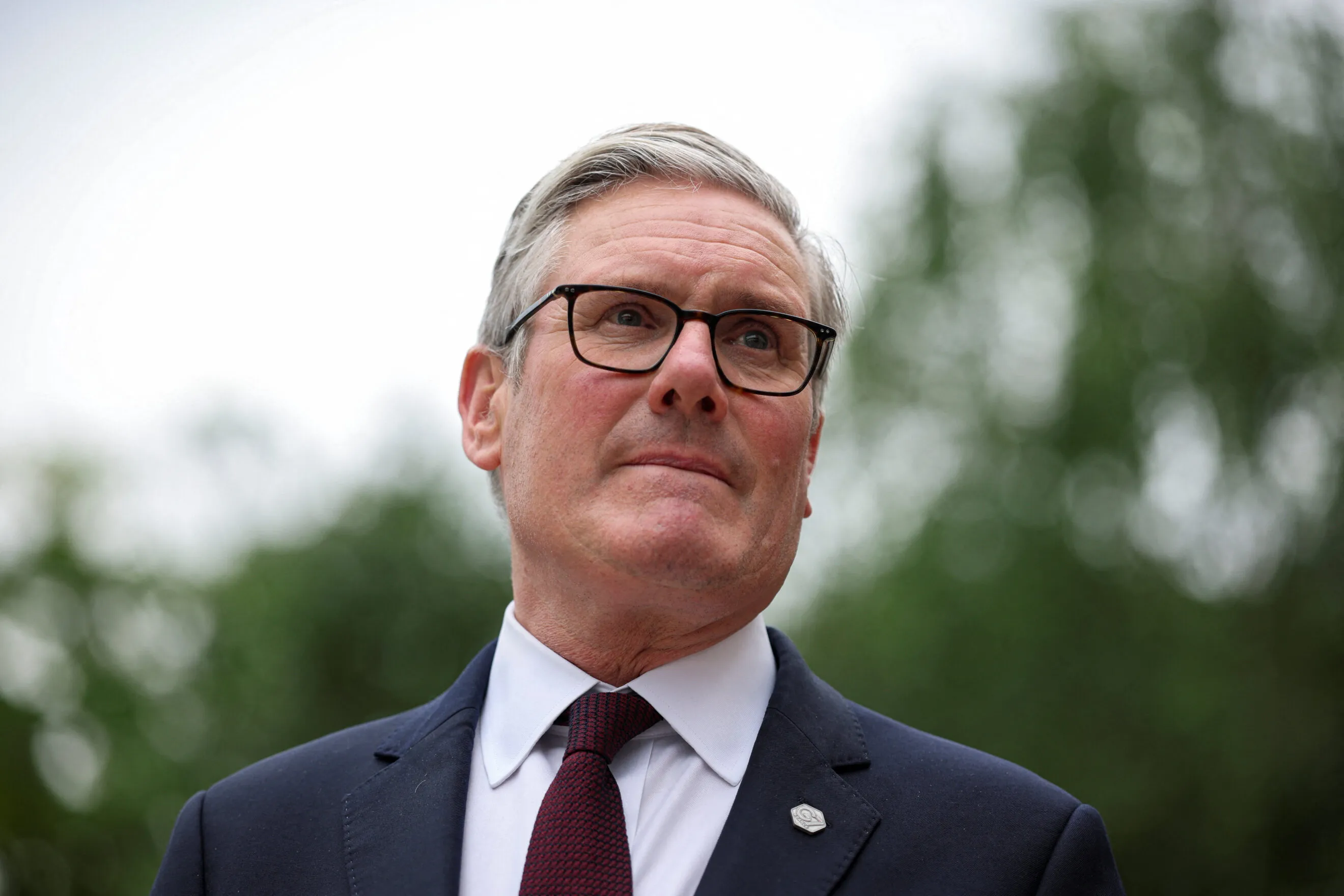 Keir Starmer on the sidelines of the G7 summit in Évian-les-Bains, June 16, 2026.
